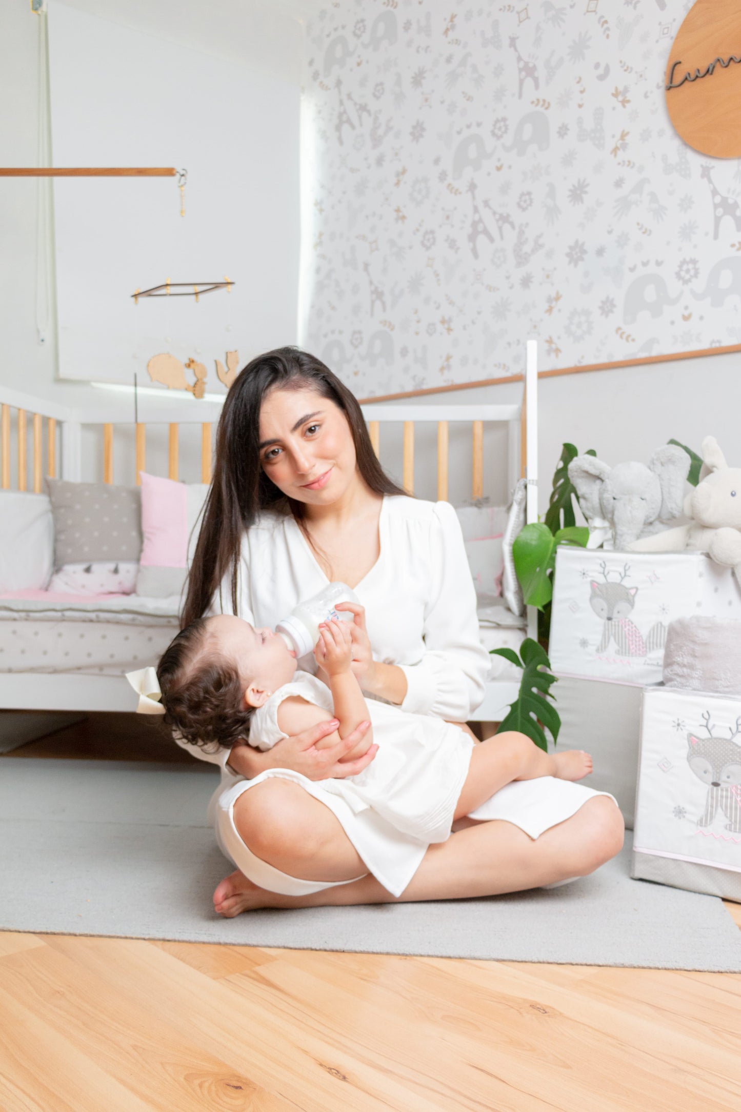 Cesto decorativo multiusos (1 pza) - Lumbabrijes rosa