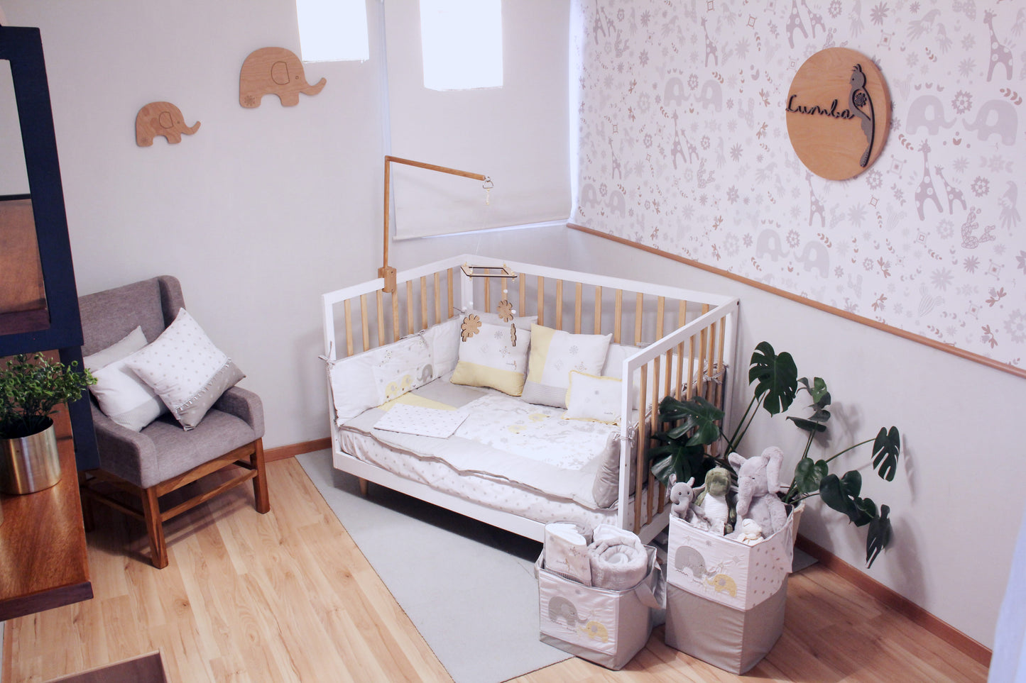 Cesto decorativo multiusos (1 pza) - Otomí amarillo