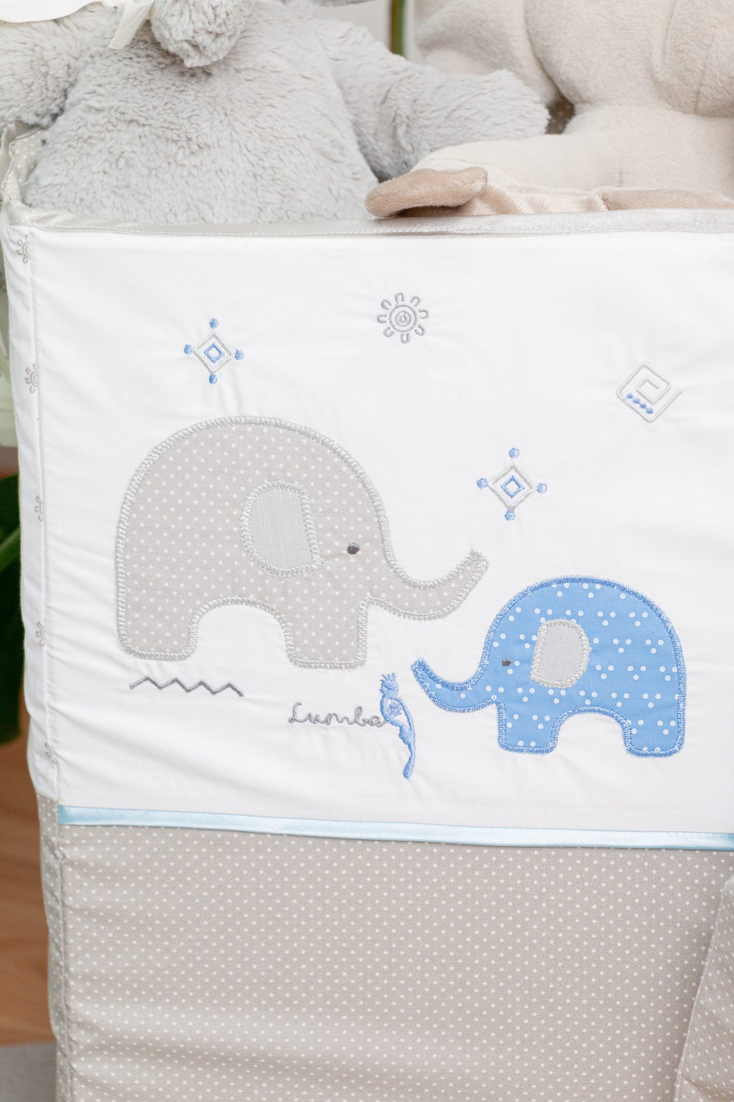 Cesto decorativo multiusos (1 pza) - Otomí azul