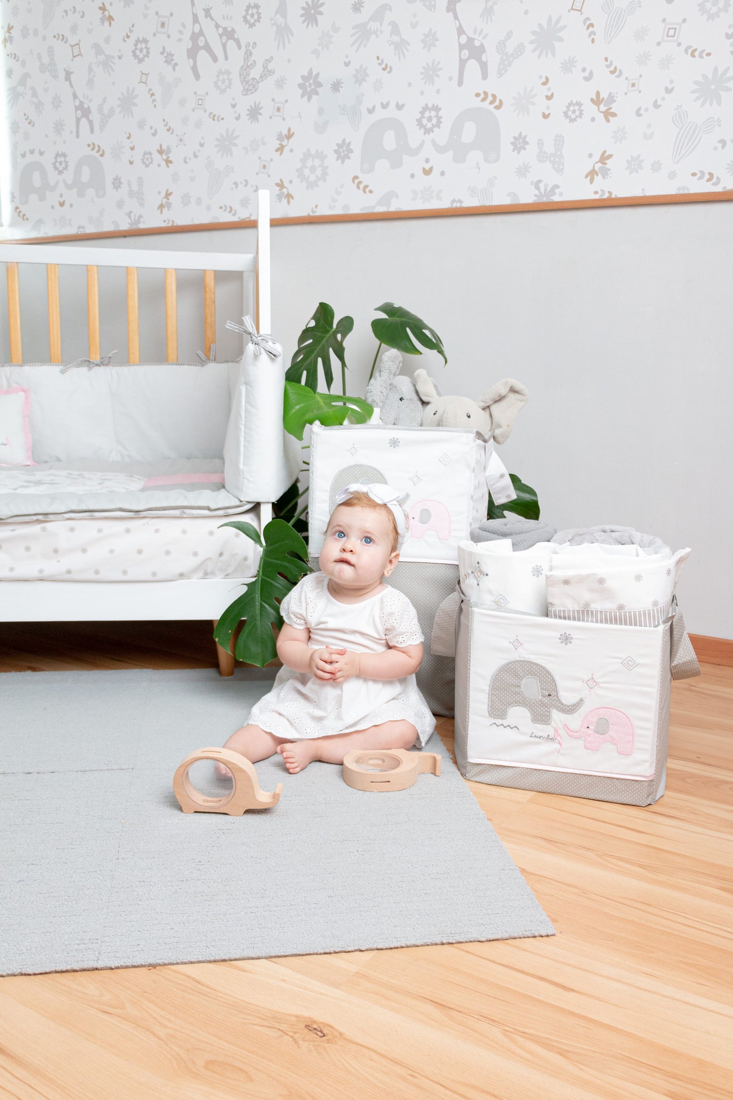 Cesto decorativo multiusos (1 pza) - Otomí rosa