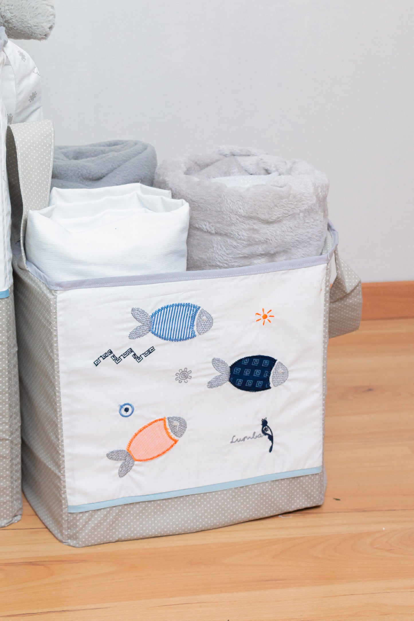 Cesto decorativo multiusos (1 pza) - Peces