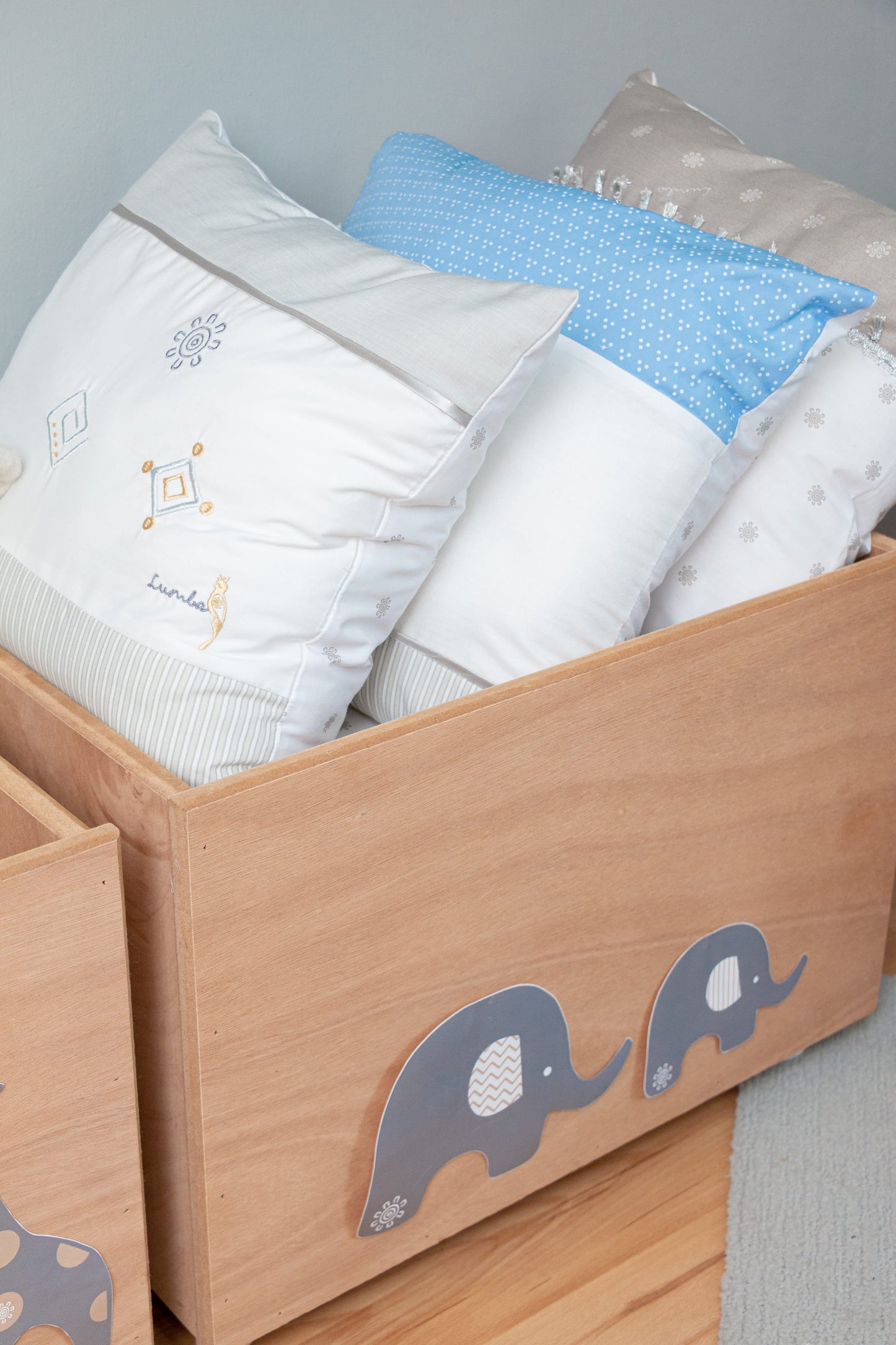 Cojínes decorativos (2 pzas) - Otomí azul