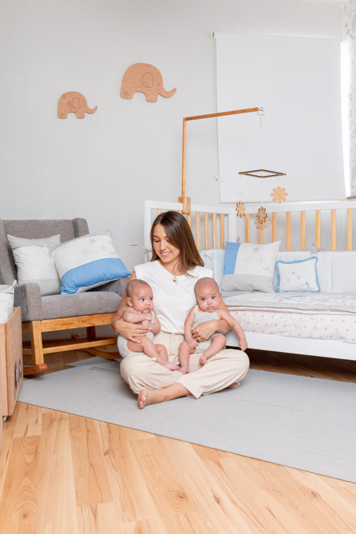 Cojínes decorativos (2 pzas) - Otomí azul