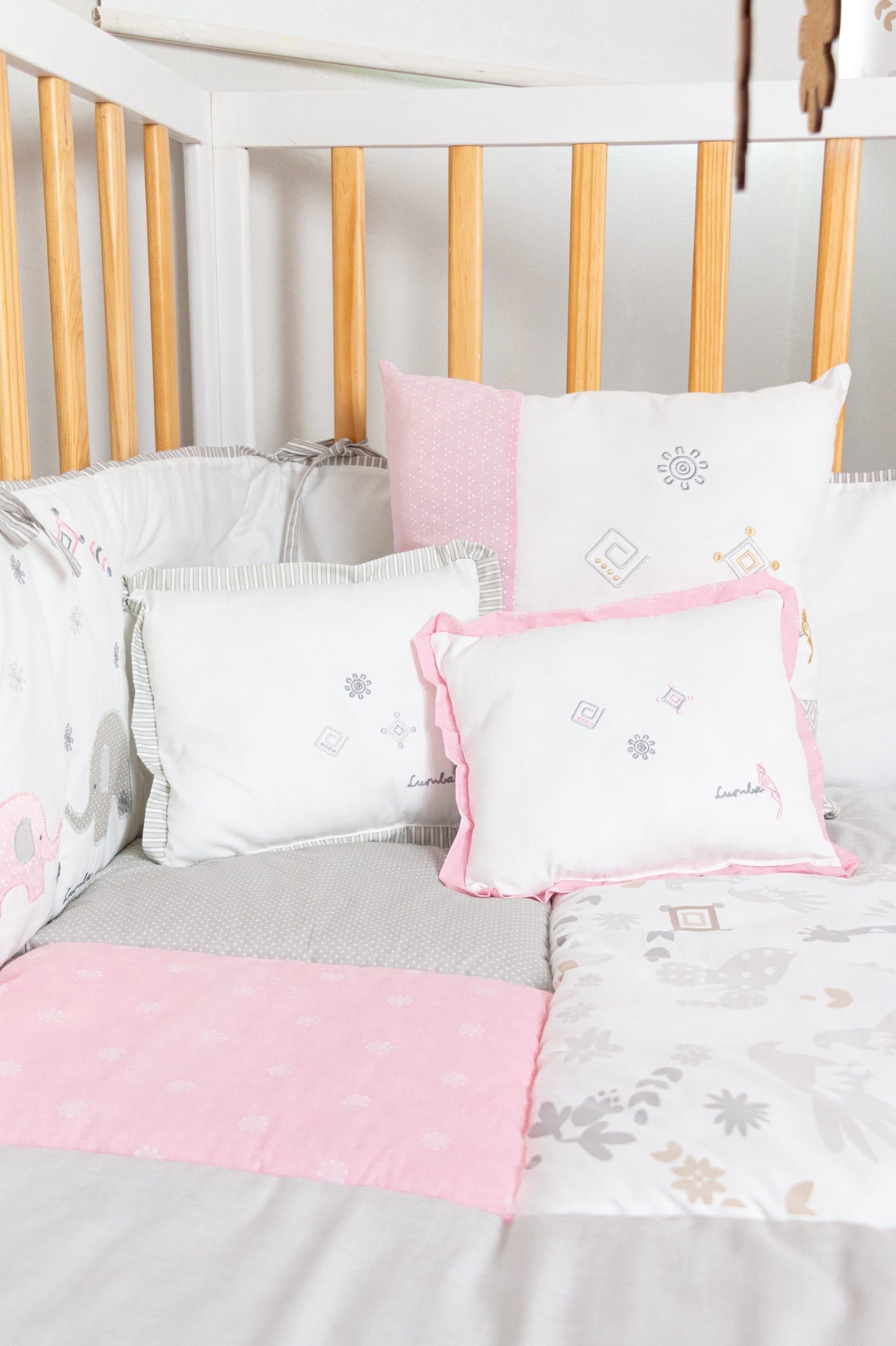 Cojínes decorativos (2 pzas) - Otomí rosa