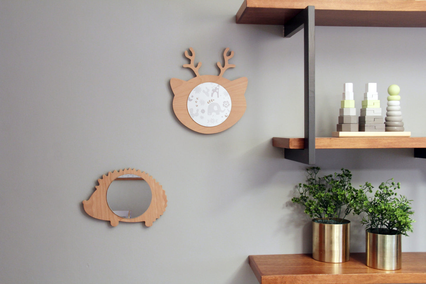 Espejos decorativos (2 pzas) - Lumbabrijes