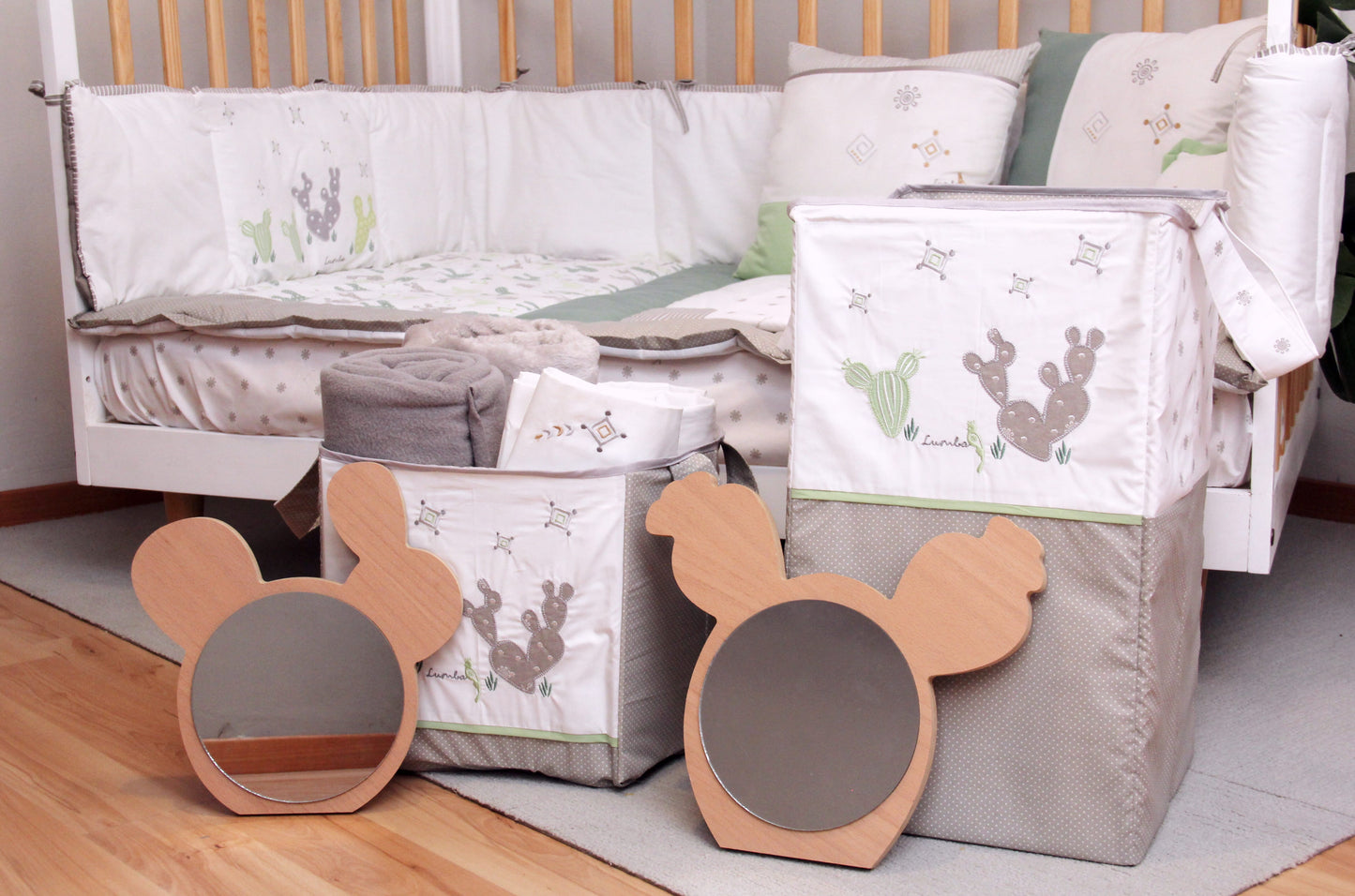 Espejos decorativos (2 pzas) - Nopales