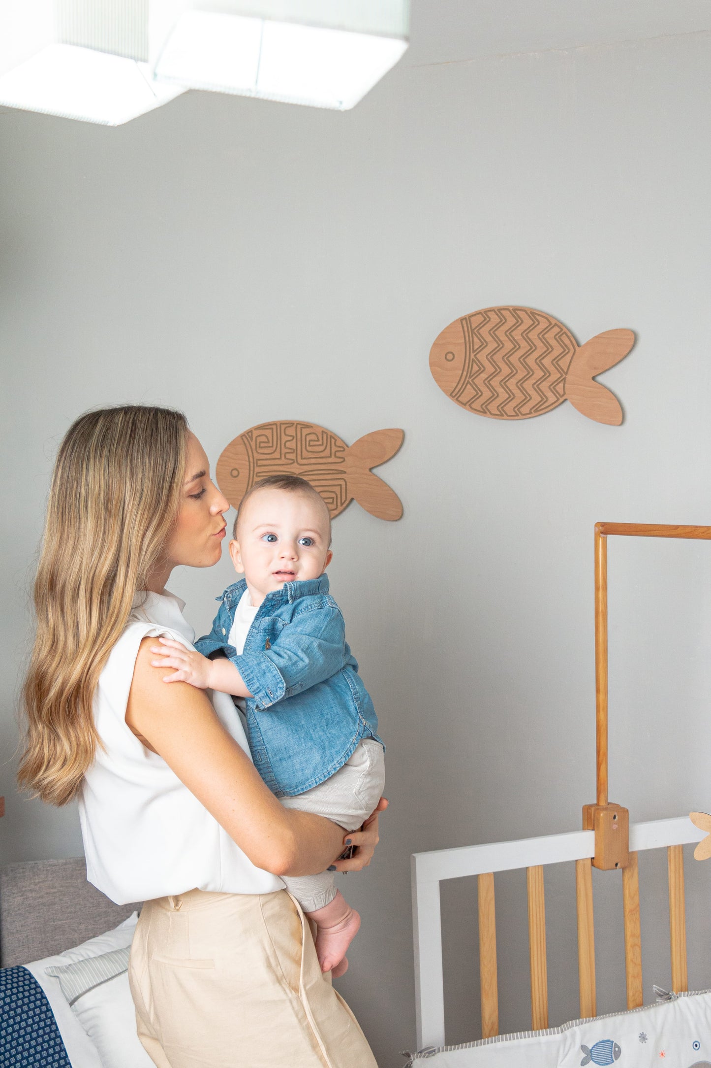 Figuras de pared (2 pzas) - Peces