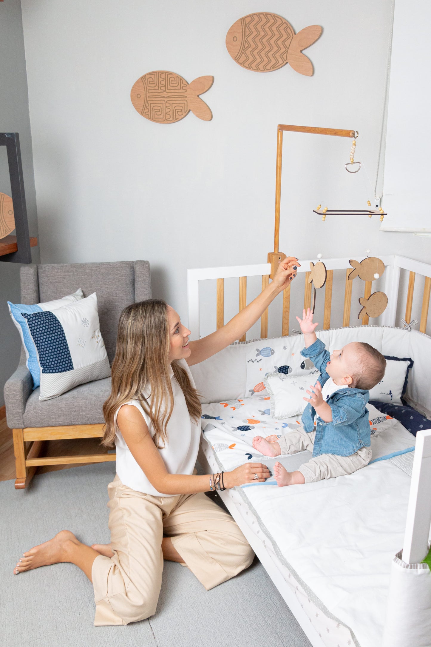 Figuras de pared (2 pzas) - Peces