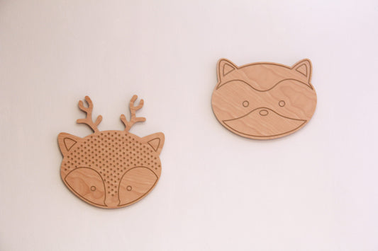 Figuras de pared (2 pzas) - Lumbabrijes azul