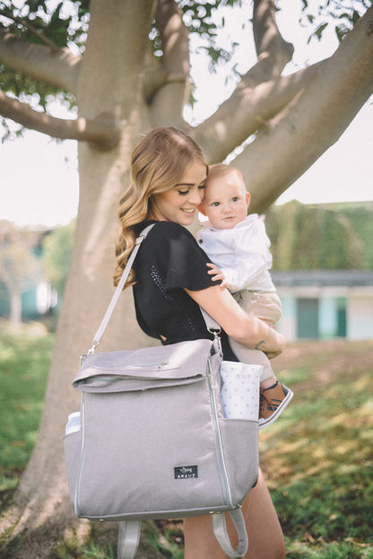 Pañalera Home Gris (Tela)