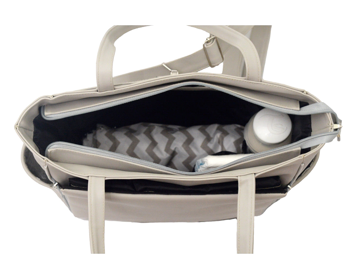 Pañalera Waves Gris