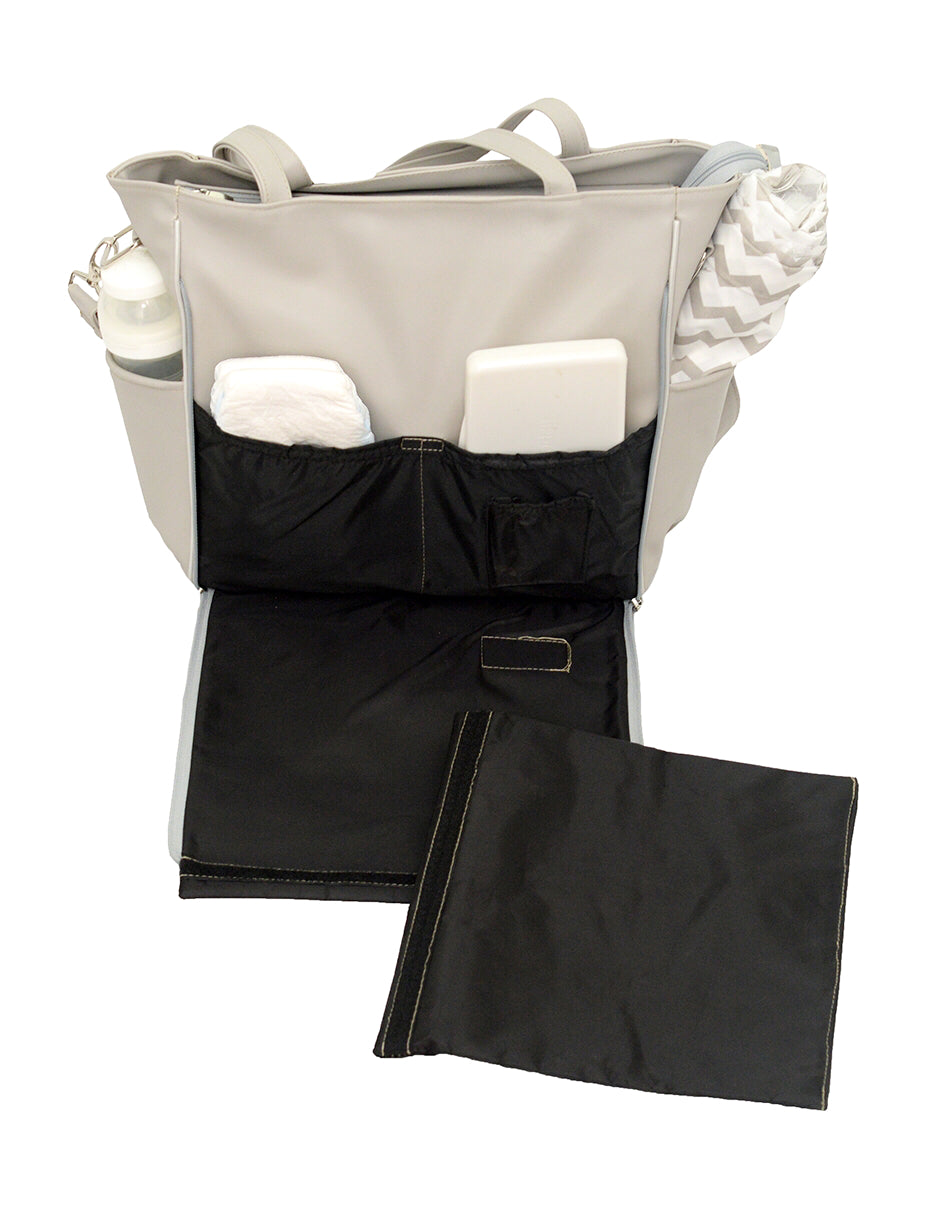 Pañalera Waves Gris