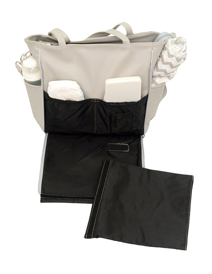 Pañalera Waves Gris