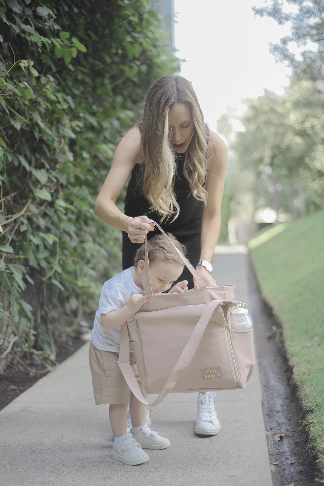 Pañalera Waves Rosa